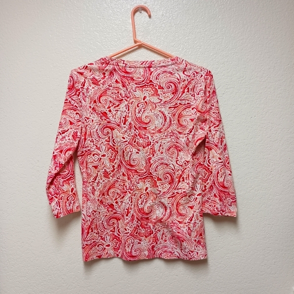 Made for Life Pink Paisley Top - Picture 3 of 5